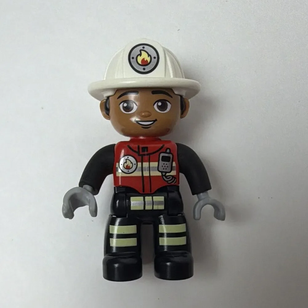 LEGO DUPLO Minifigure Lot 6 Pieces Spider-Man Firefighter Princess Figures